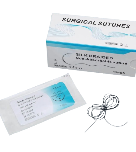 SUTURA DE SEDA - SURGICAL SUTURES