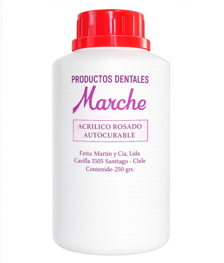 ACRILICO ROSADO AUTO CURADO  - 250 GRS.