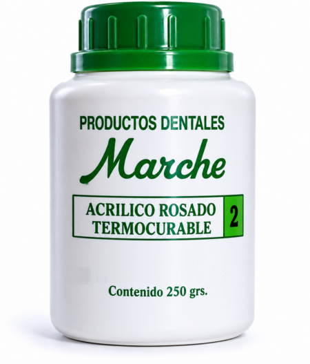 ACRILICO ROSADO TERMO CURADO - 250 GRS.