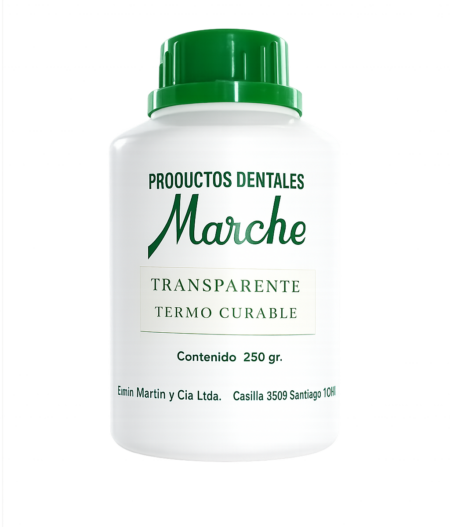 ACRILICO TRANSPARENTE TERMO CURADO - 250GRS.