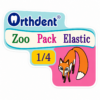 ELASTICO INTRAORAL 1/4 ZORRO X 100 UNIDADES - ORTHDENT